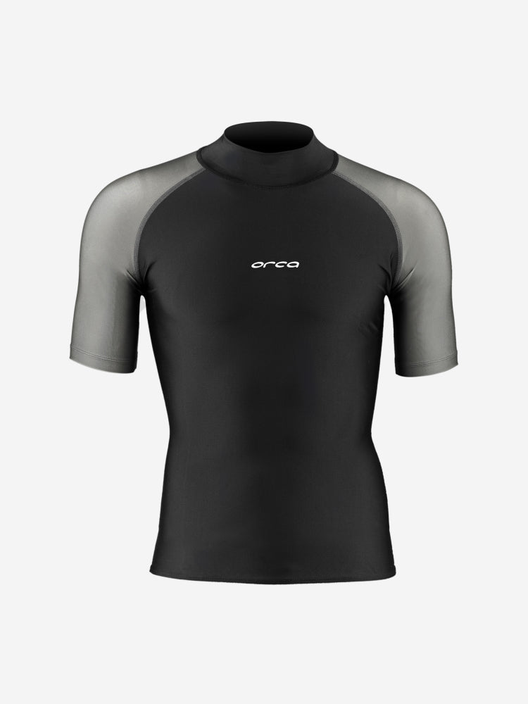 Men's Orca Bossa Black Rash Vest Surf T-Shirt