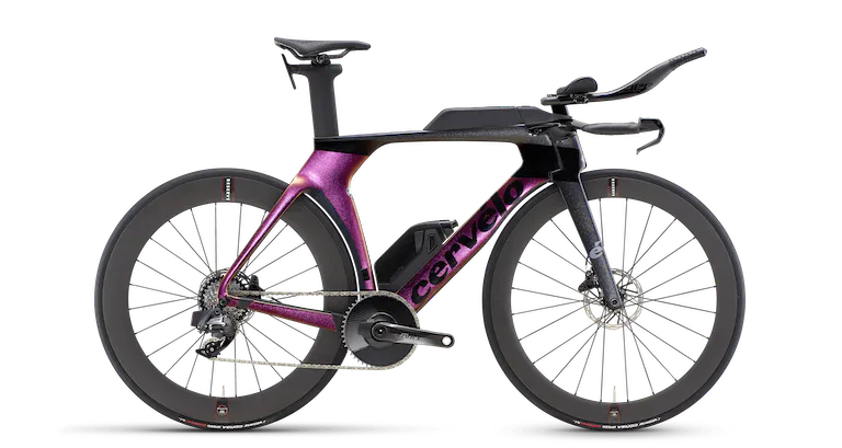 CERVELO P5 FORCE ETAP AXS 1 58 Purple Sunset Triathlon Bike