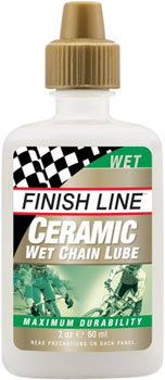 Finish Line Ceramic Wet Bike Chain Lube - 2 fl oz, Drip - The Tri Source