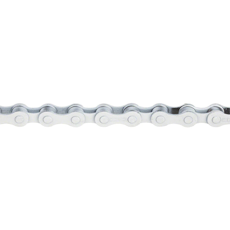 KMC S1 Chain - Single Speed 1/2" x 1/8", 112 Links, White