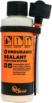 Orange Seal Endurance Tubeless Tire Sealant with Twist Lock Applicator - 4oz - The Tri Source