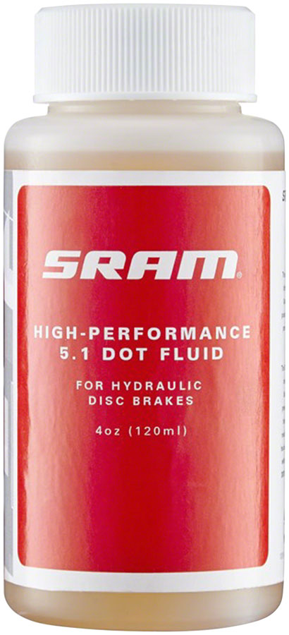 SRAM 5.1 Dot Hydraulic Brake Fluid, 4oz (120ml) - The Tri Source