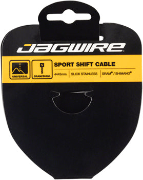 Jagwire Sport Shift Cable, 1.1 x 4445mm, Slick Stainless Steel, For SRAM/Shimano Tandem - The Tri Source
