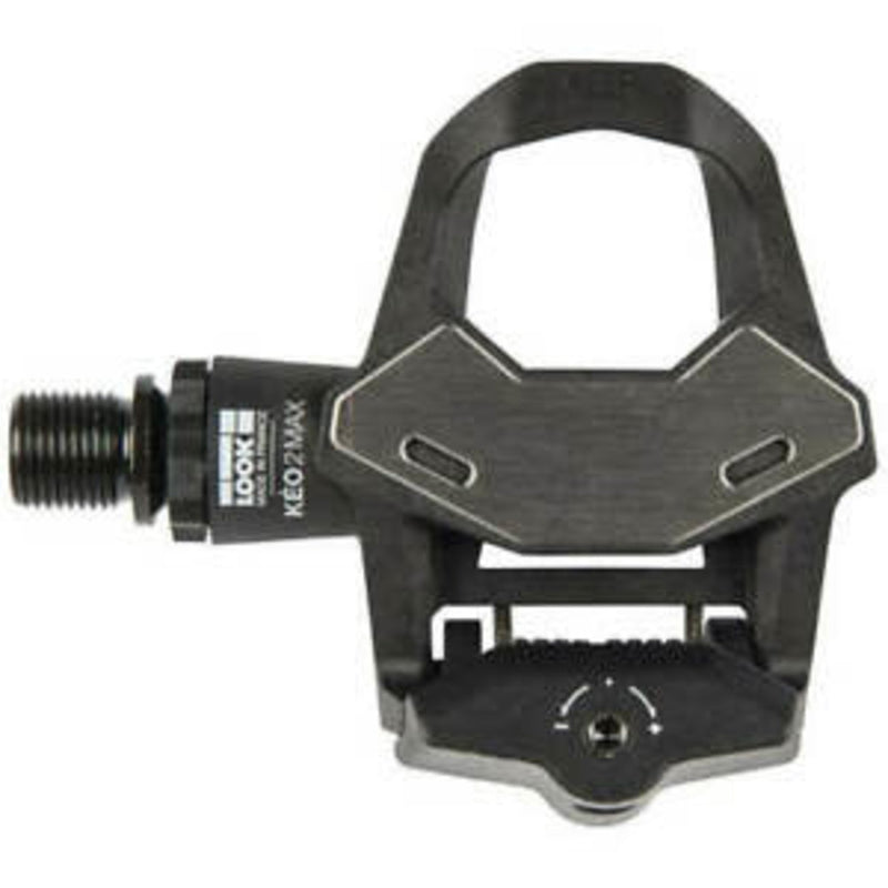 Look KEO 2 Max Carbon Pedals, Clipless, Chromoly, 9/16", Black - The Tri Source