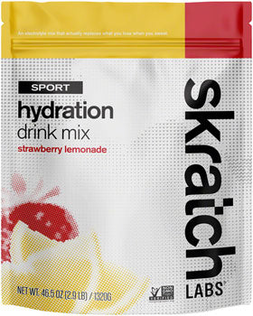 Skratch Labs Sport Hydration Drink Mix, Strawberry Lemonade, 60 Servings - The Tri Source