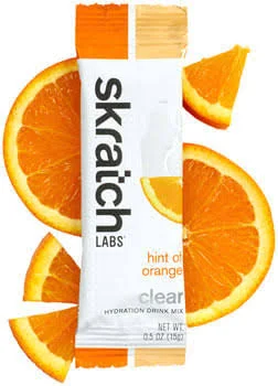 Skratch Hydration Drink Mix Singles, Hint of Orange - The Tri Source