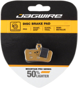 Jagwire Mountain Pro Alloy Backed Semi-Metallic Disc Brake Pads - The Tri Source