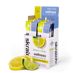 Skratch Labs Wellness Hydration Drink Mix Single Serve Lemon + Lime - The Tri Source